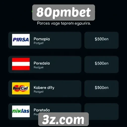 Métodos de pagamento aceitos no 80pmbet